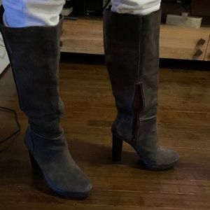 BCBG Women’s Tall boots, they have been sanitized.
